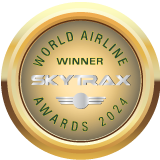 BEST BUSINES AND ECONOMY CLASS AIRLINE IN AFRICA  FOR 4 YEARS IN A ROW